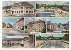 VALOGNES - Multi-vues: Poste, Piscine, Place V. D'Azir, Hotel Beaumont, Avenue Leclerc, Palais De Justice... Cpsm 1964 - Valognes