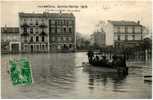 Inondations, Janvier Février 1910 - Vitry Sur Seine - Rue De Seine - Vitry Sur Seine