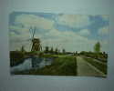 Hollandse Molen, Dutch Windmill, Holländsche Mühle, Moulin à Vent - Kinderdijk - Kinderdijk