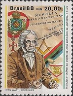 BRAZIL - 150th DEATH ANNIVERSARY OF JOSÉ BONIFÁCIO DE ANDRADA E SILVA (1763-1838), POLITICIAN 1988 - MNH - Ungebraucht