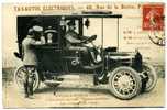 PARIS TOP TAXAUTOS ELECTRIQUES 48 Rue De La Boétie Voiture à Pétrole Système Kriéger (1908) - Trasporto Pubblico Stradale