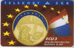 Denmark, P 018, ECU-Netherlands, Mint, Only 1500 Issued, Coin, Flag. - Denmark