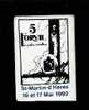 PINS 5 DE FORVIL - BOURSE DU PARFUM A St MARTIN D´HERES 16 Et 17 MAI 1992 - PORCELAINE - Parfums