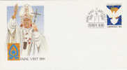 Australia-1986 Pope Visit Adelaide Souvenir Cover - Brieven En Documenten
