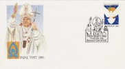 Australia-1986 Pope Visit Brisbane 25th November Souvenir Cover - Lettres & Documents