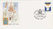 Australia-1986 Pope Visit Hobart 27th November Souvenir Cover - Cartas & Documentos