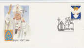 Australia-1986 Pope Visit Perth 30th November Souvenir Cover - Cartas & Documentos
