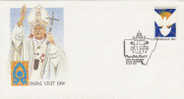 Australia-1986 Pope Visit Sydney 26th November Souvenir Cover - Cartas & Documentos