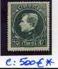 20F Vert Foncé MONTENEZ   MALINES  290B *    Cote 500 E - 1929-1941 Grande Montenez