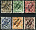 Germany Offices In Morocco 1-6 Used Set From 1899 - Maroc (bureaux)