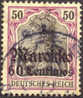 Germany Offices In Morocco #52 XF Used 60c On 50pf From 1911, Expertzied - Marokko (kantoren)