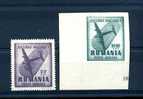 Roumanie  -  Avion  :  LYv  45 + Le Timbre Du Bloc 36  * - Unused Stamps