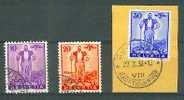 Suisse  -    Yvert  286 / 88  Oblitérés  -  Pro Patria  1936  -  Valeur 25 Euro - Gebraucht