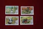 GRENADA GRENADINES   4 TIMBRES EN NEUF ** THEME  POSTAL TRANSPORTATION 100th ANNIVERSAIRE MORT DE ROWLAND HILL DEAD - Rowland Hill