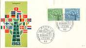 GERMANY 1962 EUROPA CEPT FDC - 1962