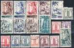 MAROC - 19 Timbres Oblitérés - Used Stamps