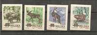 Pol Mi.Nr.885-88B/POLEN -  Tiere 1954 ** (animals) - Neufs