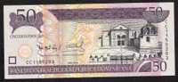 DOMINICAN REPUBLIC P176A  50 PESOS 2008 #CC New Variety PRINTER  Oberthur Technologies UNC. - República Dominicana