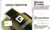 Télécarte PARFUM Perfume PARFÜM (41) Paco Rabanne - Parfum
