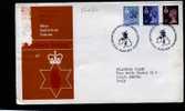 GREAT BRITAIN - 1978  NORTHERN IRELAND 7 P.+9 P. + 10½ P.  FDC - 1971-1980 Em. Décimales