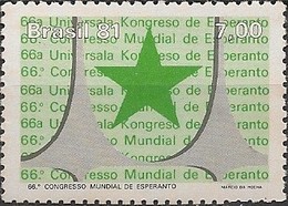 BRAZIL - 66th INTERNATIONAL ESPERANTO CONGRESS, BRASÍLIA 1981 - MNH - Esperanto