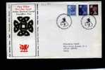 GREAT BRITAIN - 1978  WALES  7 P.+ 9 P. + 10½ P.  FDC - 1971-1980 Decimal Issues