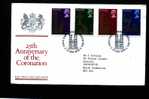 GREAT BRITAIN - 1978  ANNIVERSARY OF CORONATION  FDC - 1971-80 Ediciones Decimal