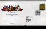 GREAT BRITAIN - 1984  ECONOMIC SUMMIT CONFERENCE  FDC - 1971-1980 Em. Décimales