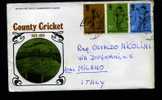 GREAT BRITAIN - 1973  COUNTY CRICKET SET  ON COVER - 1991-2000 Decimal Issues