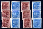 Roumanie 1943, Associations Sportives, 6 X Yv: 737 / 738**   Postfrich  Cote 18E - Neufs