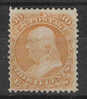 US,1861-67, YT 25 MI 24 (*) 30 CENTS ORANGE NOT GRILLED NO GUM - Unused Stamps