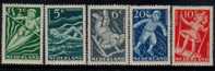 NETHERLANDS   Scott #  B 189-93**  VF MINT NH - Unused Stamps