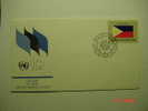 367 PHILIPPINES FILIPINAS FLAG SERIES  FDC UNITED NATIONS YEAR 1982 OTHERS IN MY STORE - Sobres