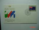 400  AUSTRALIA  FLAG SERIES  FDC UNITED NATIONS YEAR 1984 OTHERS IN MY STORE - Sobres
