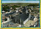 CPSM 650 Beauvoir Sur Mer Eglise Saint Philibert En Avion Au Dessus De ..edit Lapie N° 11 - Beauvoir Sur Mer