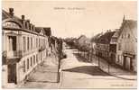 Carte Postale Ancienne Brumath - Rue De Haguenau - Restaurant Au Lion D'Or - Brumath