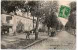 Carte Postale Ancienne Ponthierry - L´Avenue - Bureau De Tabac - Saint Fargeau Ponthierry