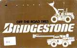 BRIDGESTONE Sur Telecarte (111) Off-the -road Tires - Reclame