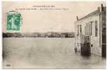 Carte Postale Ancienne Vitry Sur Seine - Inondations De 1910. Rues Félix Faure Et Charles Floquet - Catastrophes - Vitry Sur Seine