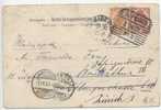 POLAND, RUSSIAN  OCUPATION  COLOUR  ILLUST. POSTCARD  CYRILIC  WARSZAWA  CANCEL. - ...-1860 Préphilatélie