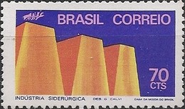 BRAZIL - INDUSTRIAL DEVELOPMENT, SIDERURGICAL INDUSTRY 1972 - MNH - Ongebruikt