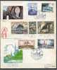 MONACO - 15/05/1958 - MONACO - CENT. APPARIZIONI DI LOURDES - 6 FDC - Storia Postale