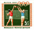 1968 Mongolia - Olimpiadi Di Mexico City - Pallavolo