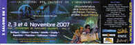 Marque Page TARQUIN Festival Ultima Paris 2007 - Bladwijzers