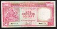 HONG-KONG   P198  100  DOLLARS 1.1.1991 #MT    VF    NO  P.h. - Hongkong