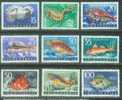 YU 1956-795-803 FISH, YUGOSLAVIA, 1 X 9v , MNH - Ongebruikt