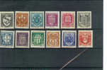 FRANCE: 1941.Armoiries De Villes.N° 526/537.N.C. - 1941-66 Coat Of Arms And Heraldry