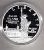 La Liberté 1986 Ellis-islaand  U-s-a -  40mm- Plaqué Argent 999 - Other & Unclassified