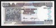 BURUNDI  P38a  500  FRANCS  1997 #AB Signature 16   UNC. - Burundi