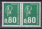 VARIETE TYPE BEQUET  TENANT A EXEMPLAIRE NORMAL NEUFS LUXES - Unused Stamps